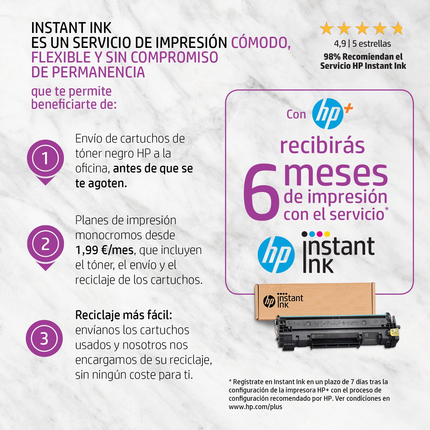 Impresora hp laser monocromo laserjet m209dwe hp+ a4 -  29ppm -  usb -  red -  wifi -  duplex