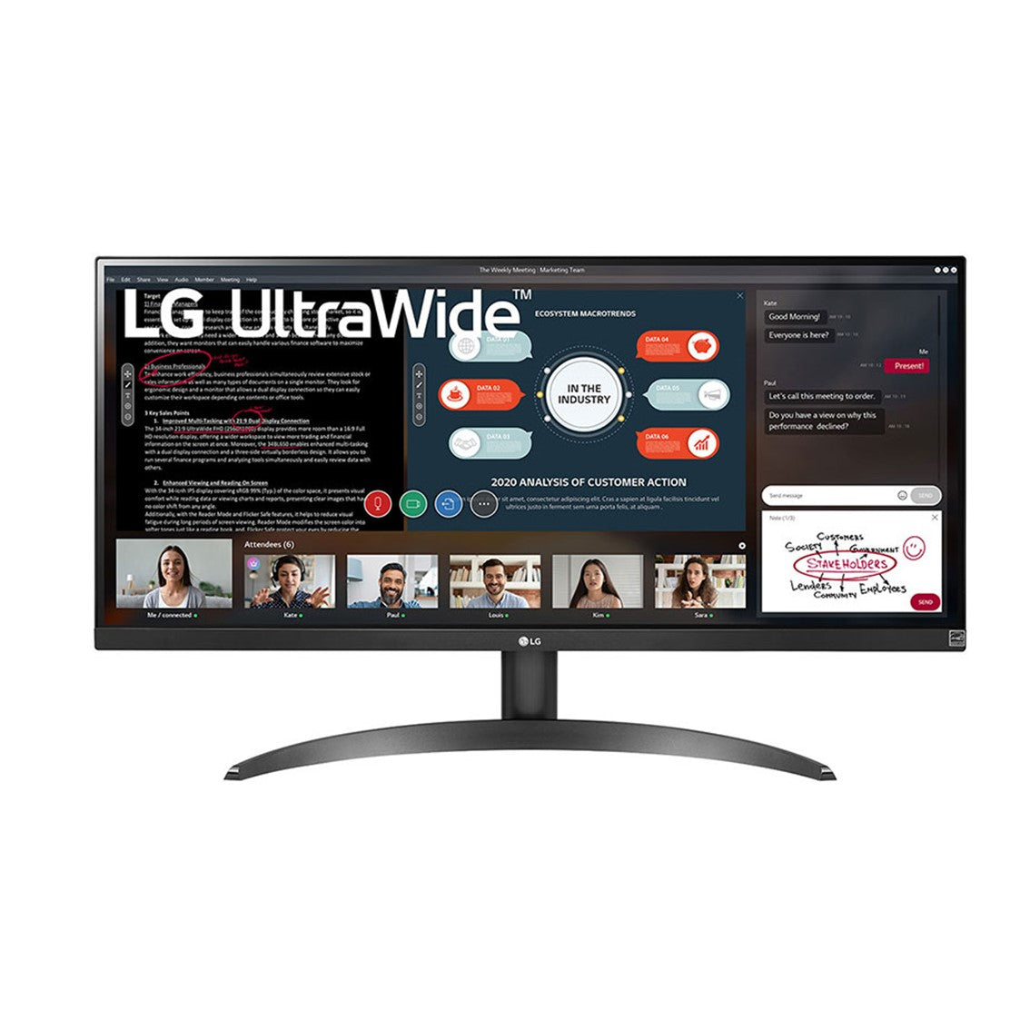 Monitor led ips lg 29wp500 29pulgadas 21:9 5ms 2560 x 1080 hdmi