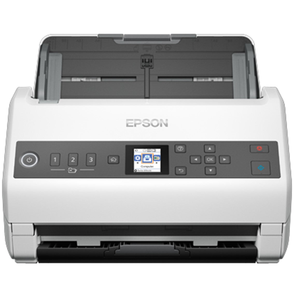 Escaner sobremesa epson workforce ds - 730n a4 -  40ppm -  usb tipo b -  red -  adf -  lcd