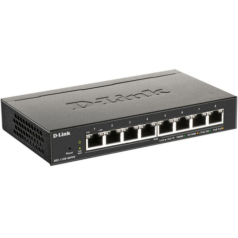 Switch d - link 8 puertos gestionable easysmart poe 64w
