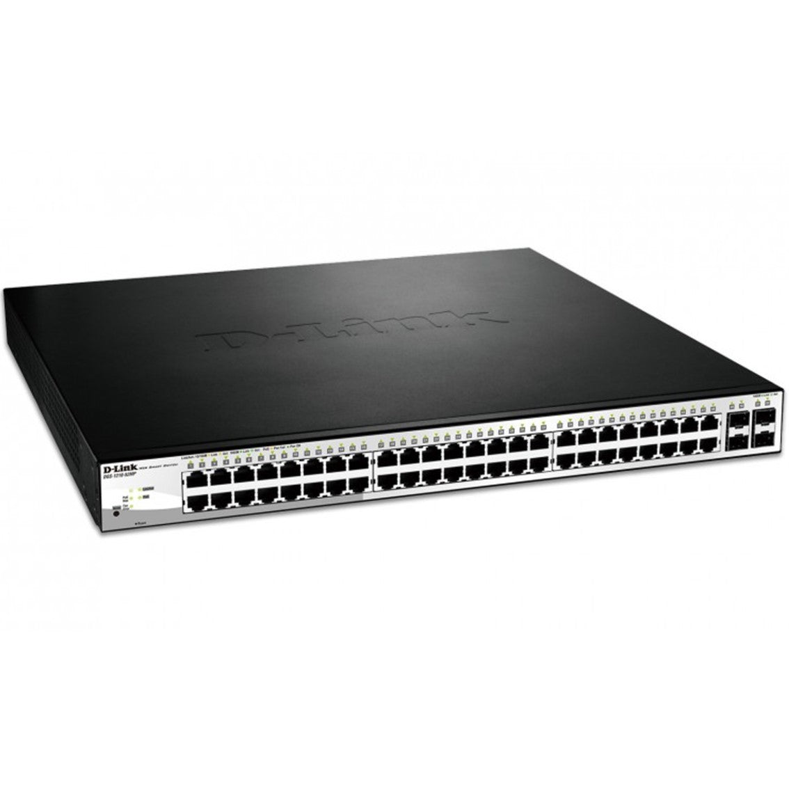 Switch d - link 52 puertos gestionable 48 gigabit ethernet 10 - 100 - 100 poe 4 sfp