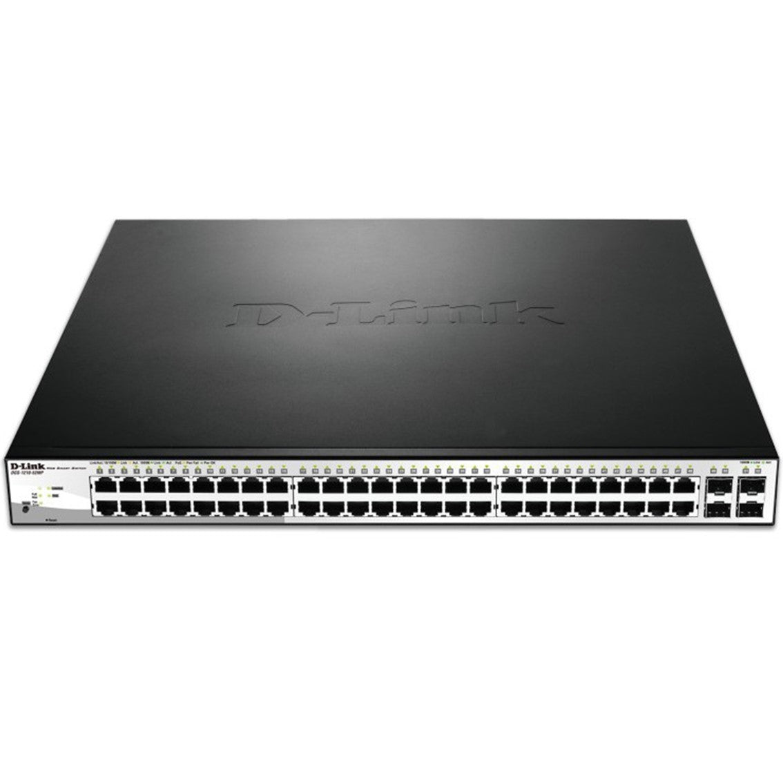 Switch d - link 52 puertos gestionable 48 gigabit ethernet 10 - 100 - 100 poe 4 sfp