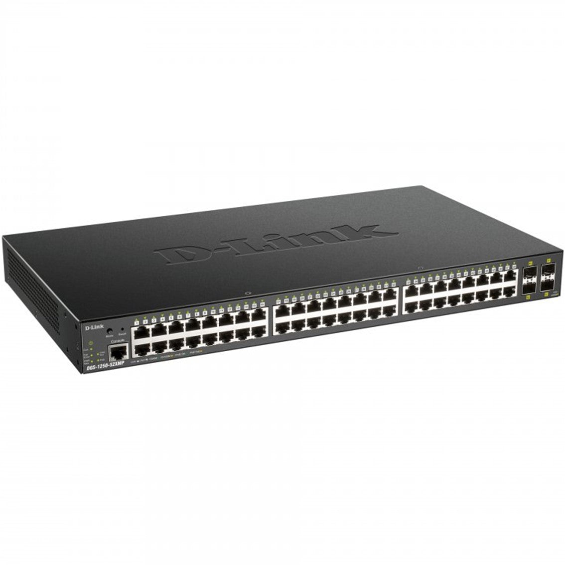 Switch d - link 52 puertos gestionable 48 gigabit ethernet 10 - 100 - 1000 poe 4 sfp