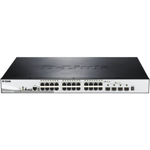 Switch d - link 28 puertos gestionable 24 10 - 100 - 1000 poe 4 sfp