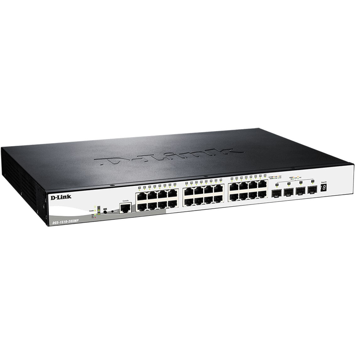 Switch d - link 28 puertos gestionable 24 10 - 100 - 1000 poe 4 sfp