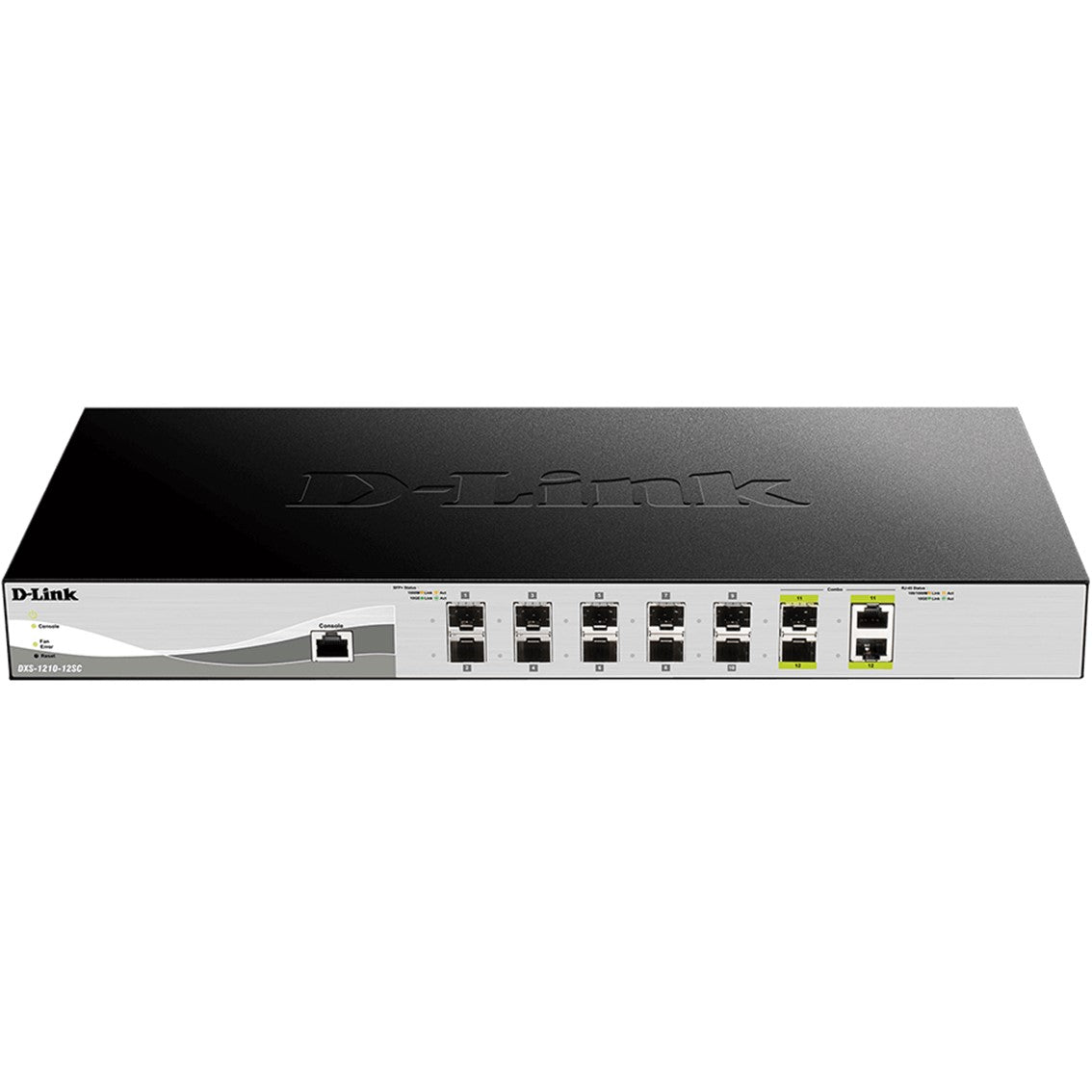 Switch d - link 12 puertos gestionable 10 puertos 10 gigabit ethernet 2 sfp