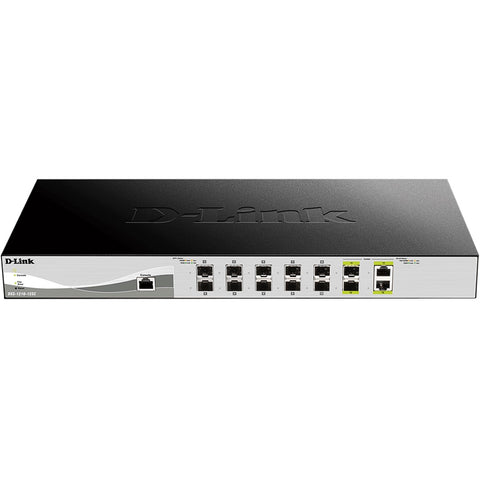 Switch d - link 12 puertos gestionable 10 puertos 10 gigabit ethernet 2 sfp