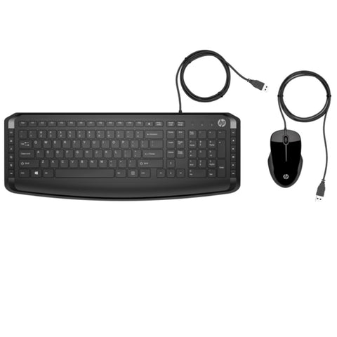 Kit teclado + mouse raton hp pavilion 200 9df28aa usb 2.0 -  teclado ingles