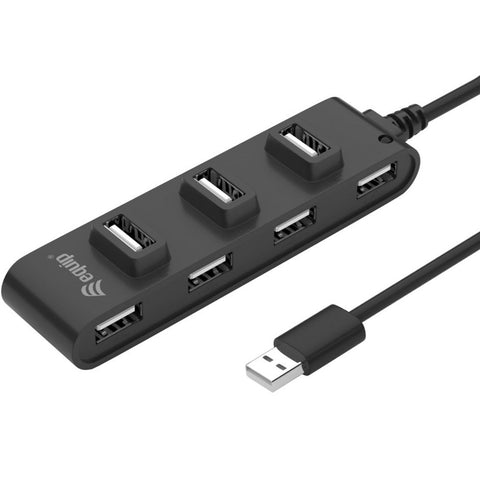 Hub usb equip usb tipo a a 7 puertos usb 2.0