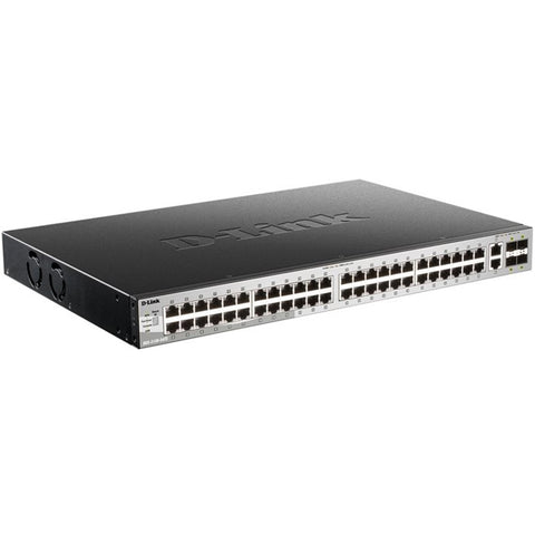Switch d - link 48 ptos giga +2 x10 giga + 4 x10giga fps dgs - 3130 - 54ts d - link
