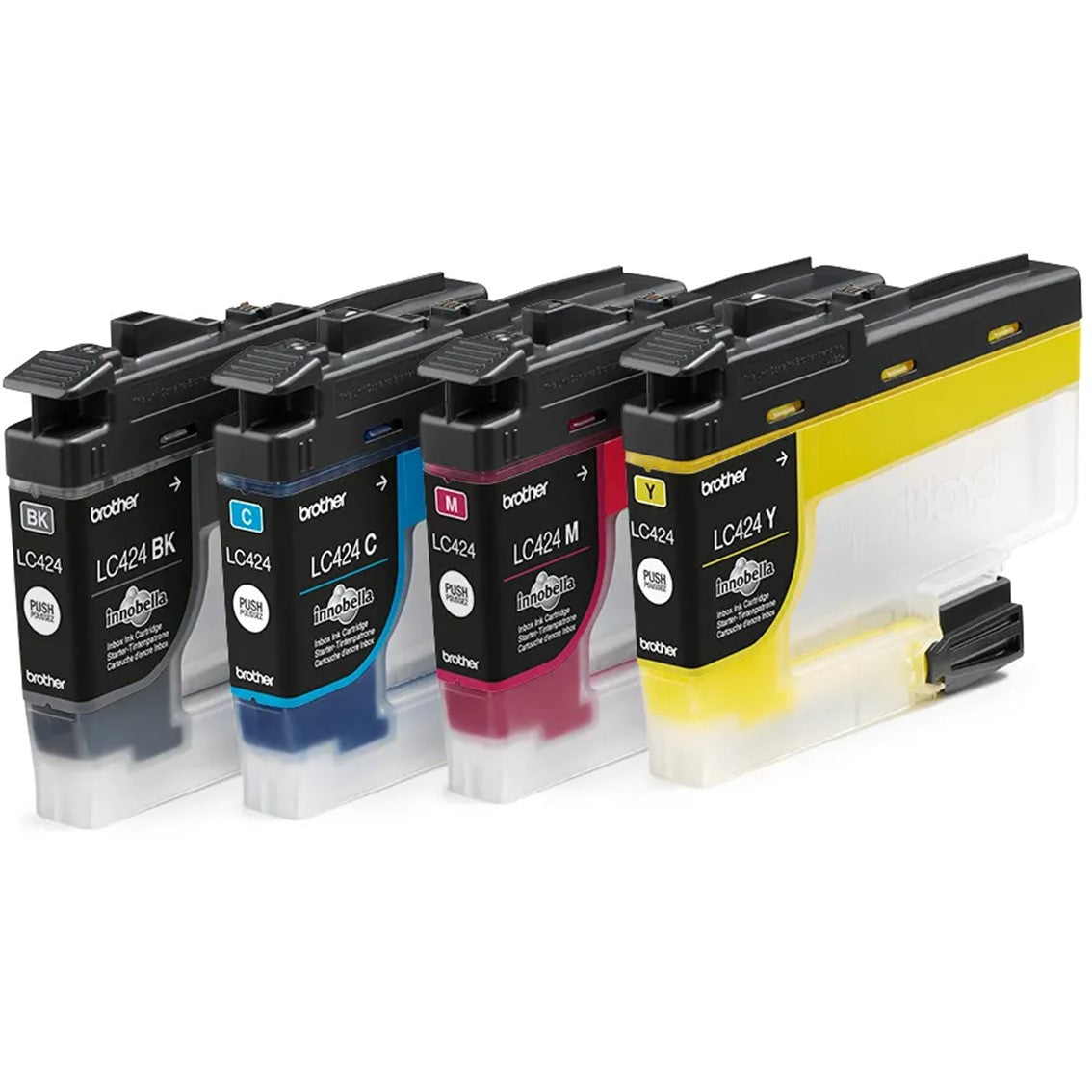 Pack cartuchos tinta brother lc424val negro cian magenta amarillo