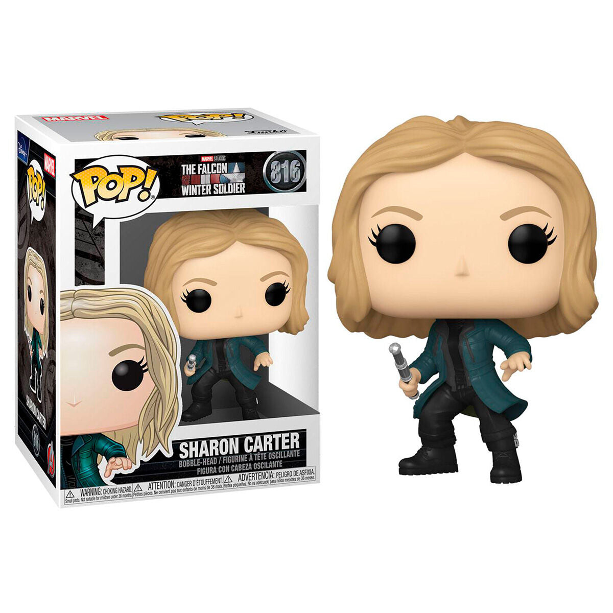 Funko pop marvel el halcon y el soldado de invierno sharon carter 52371