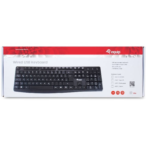 Teclado usb equip life 105 teclas 245211