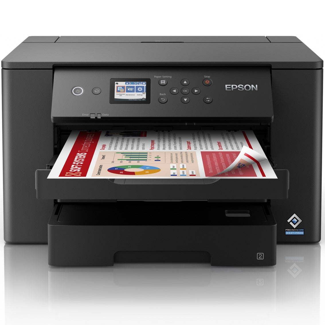 Impresora inyección epson workforce wf - 7310dtw color wifi duplex a3