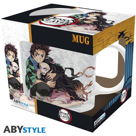 Taza abysse 320 ml demon slayer tanjiro & nezuko caja 2 uds