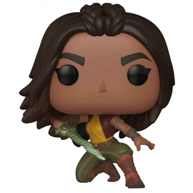 Funko pop disney raya y el ultimo dragon raya posicion guerrera 50549