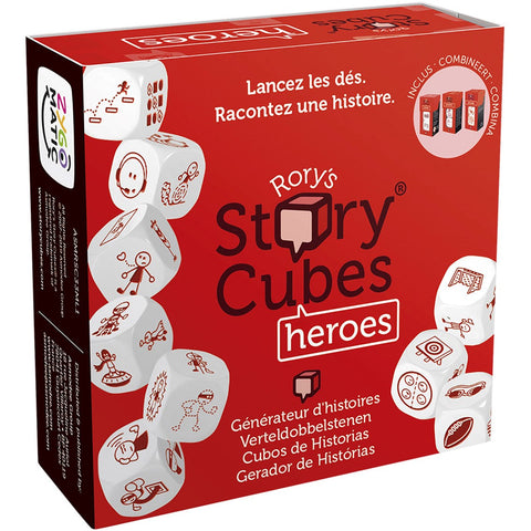 Juego de mesa asmodee story cubes heroes pegi 8