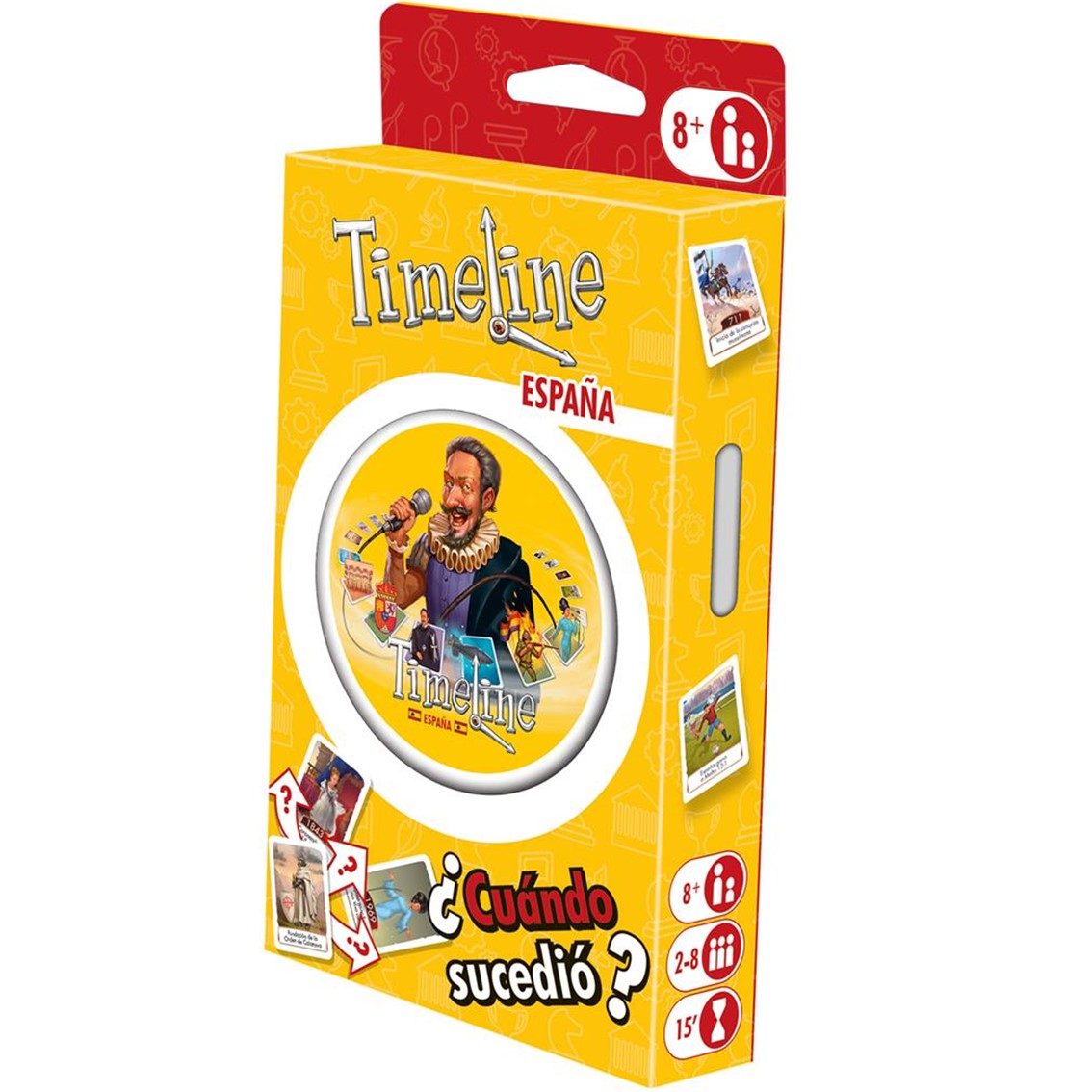 Juego de mesa asmodee timeline blister: españa eco pegi 8