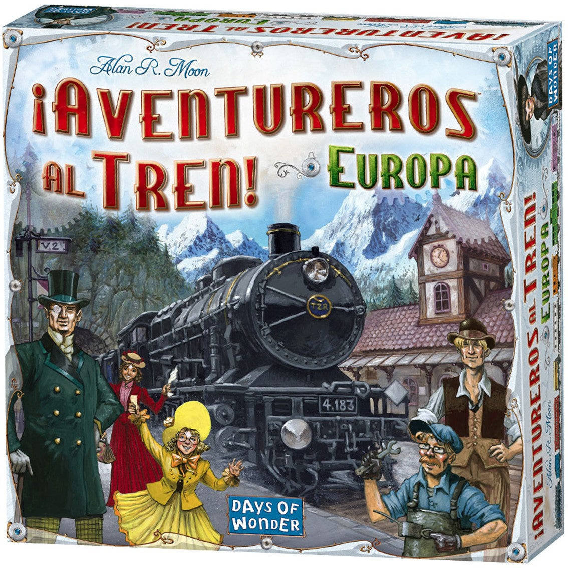 Juego de mesa asmodee ¡aventureros al tren! europa pegi 8