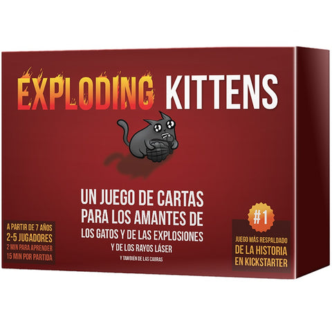 Juego de mesa asmodee exploding kittens pegi 7