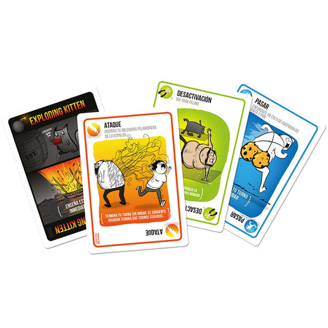 Juego de mesa asmodee exploding kittens pegi 7