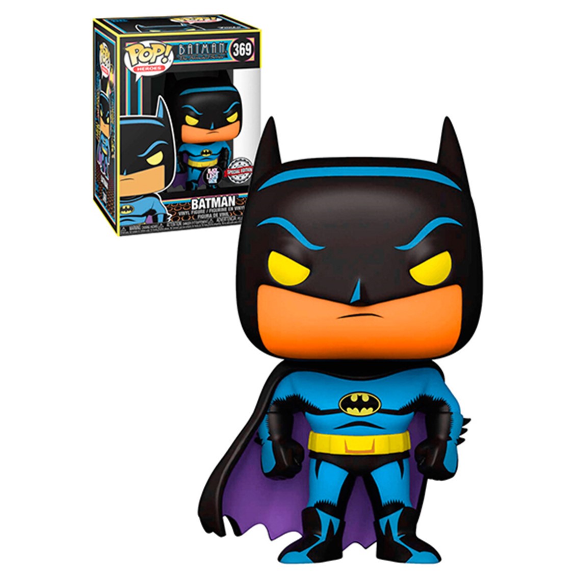 Funko pop dc black light batman multicolor 51725