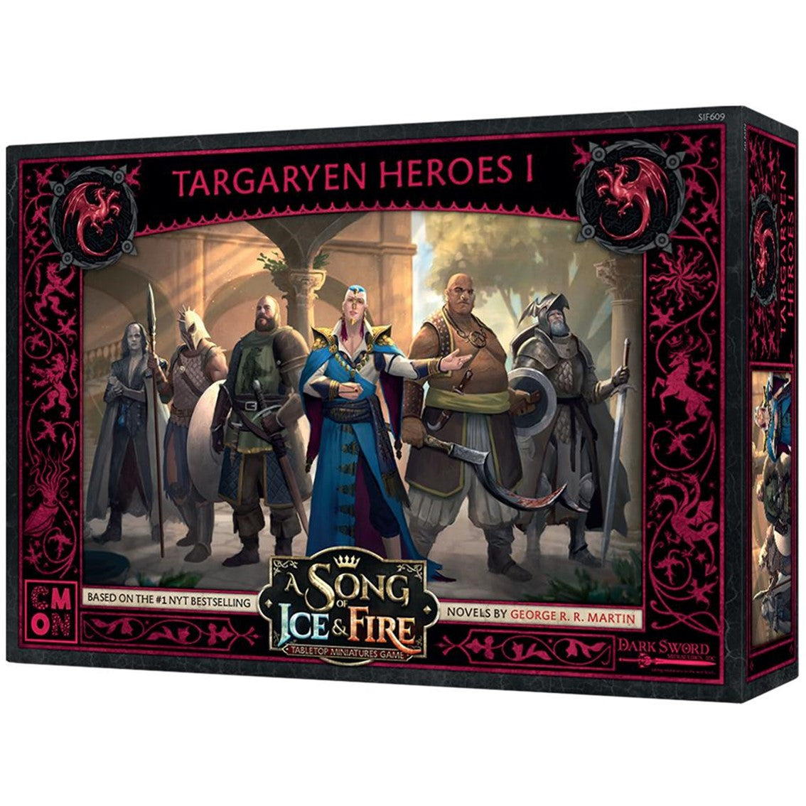 Juego de mesa asmodee cancion de hielo y fuego: heroes targaryen i pegi 14