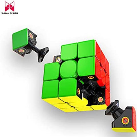 Cubo de rubik qiyi x - man tornado v1 3x3 mag.stick