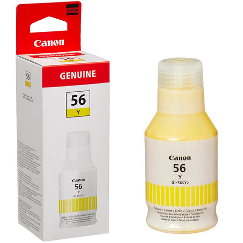 Botella tinta canon gi - 56y amarillo 135ml 14881 paginas