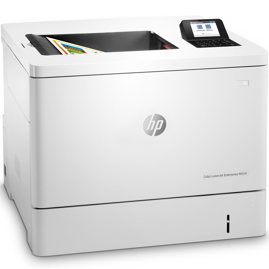 Impresora hp laser color laserjet enterprise m554dn a4 -  35ppm -  1gb -  usb -  red -  duplex impresion