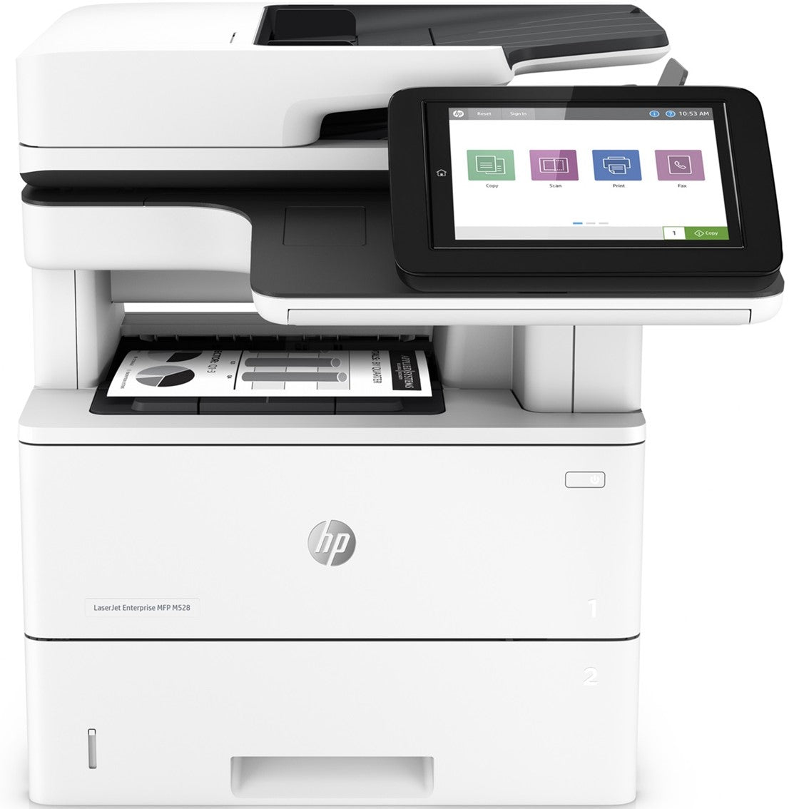 Multifunción láser hp laserjet enterprise m528dn monocromo  duplex