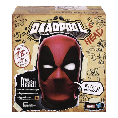 Replica marvel cabeza animatronica deadpool legends series