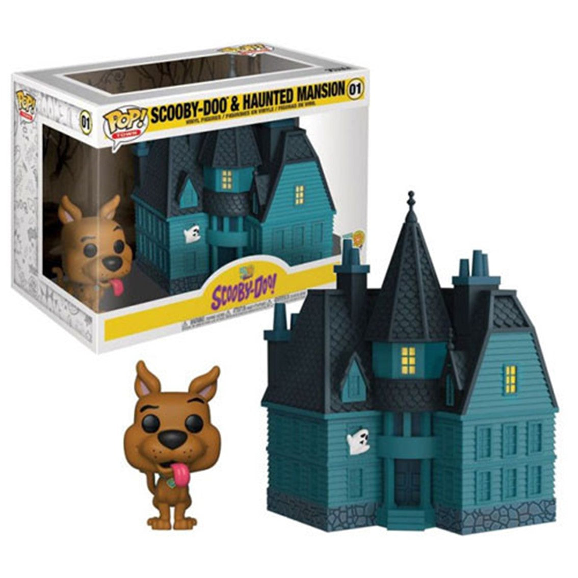 Funko pop animacion scooby doo mansion encantada & scooby 40203