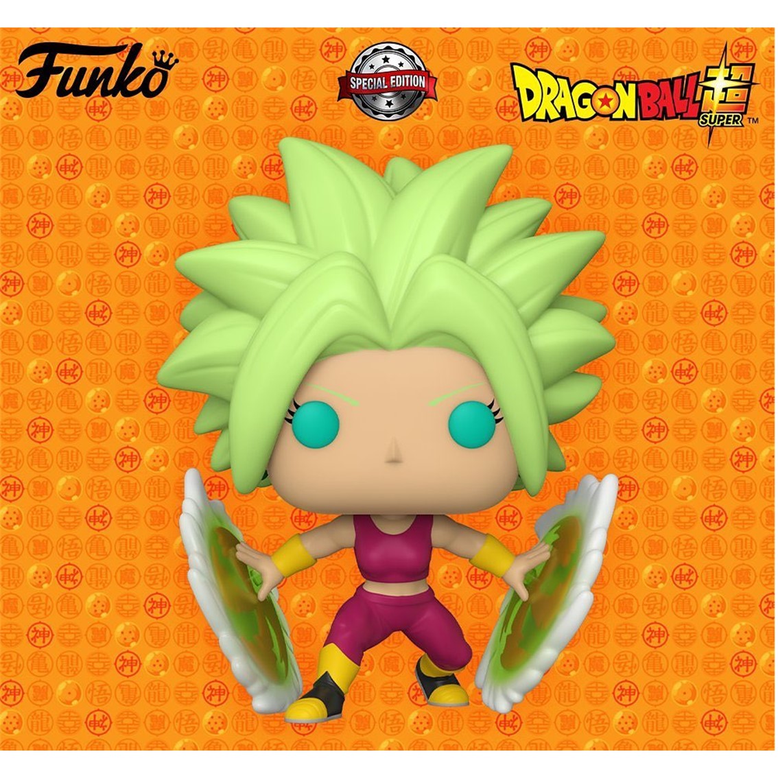 Funko pop dragon ball s super saiyan kefla edicion especial exclusivo