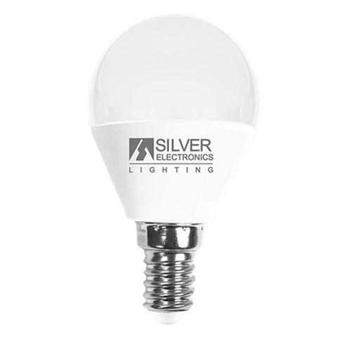 Bombilla led decorativa silver electronis esferica 7w=70w -  e14 -  5000k -  620 lm -  luz blanca -  a+