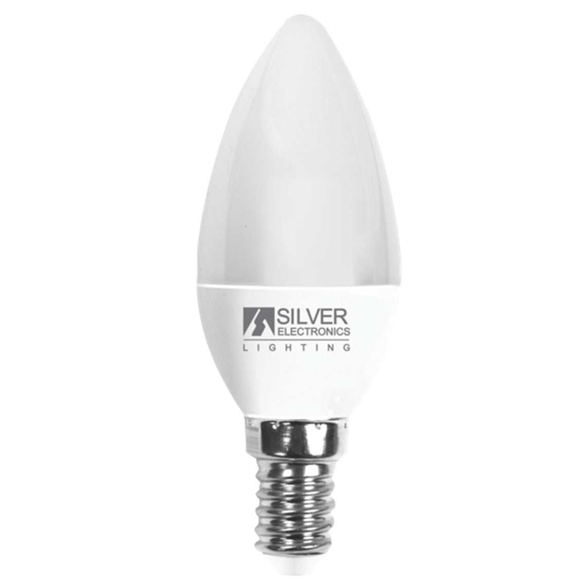 Bombilla led decorativa silver electronic vela 5w=50w -  e14 -  3000k -  440 lm -  luz calida -  a+