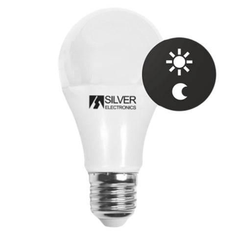 Bombilla led sensor silver electronics estandar 10w=70w -  e27 -  3000k -  810 lm -  140º -  luz calida -  a+