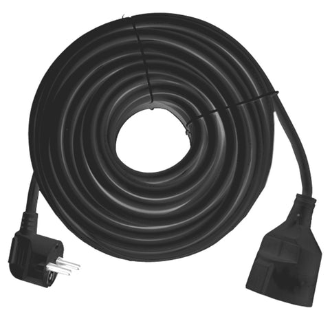 Cable prolongador de corriente silver electrics 2m -  3x 1.5mm -  250v -  16a -  3.500w negro