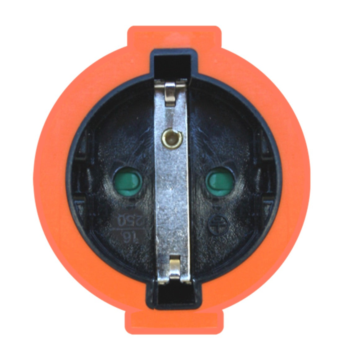 Prolongador de corriente silver electrics 25m -  3x 1.5mm -  250v -  16a -  3.500w naranja