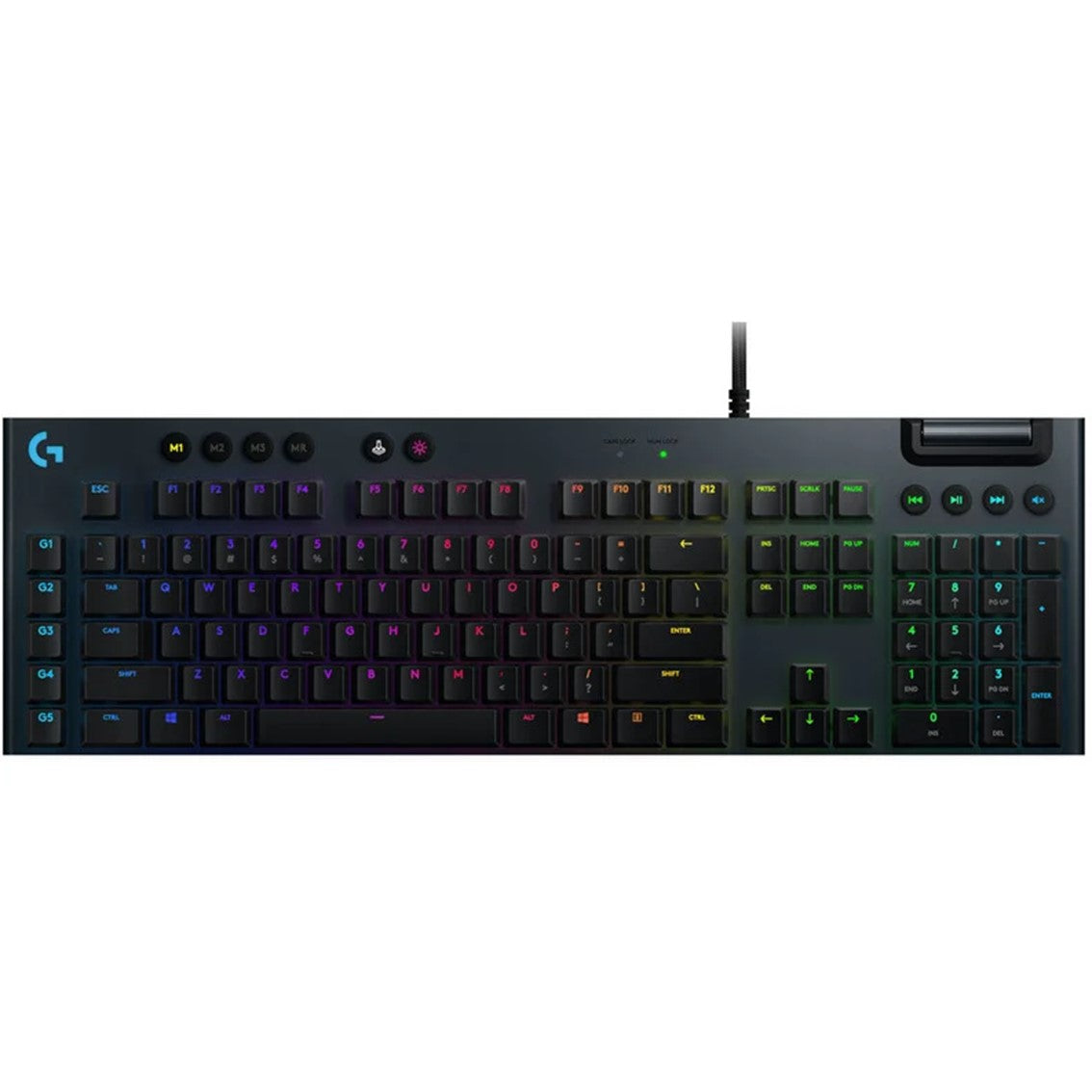 Teclado logitech g815 gaming mecanico rgb gl tactil negro