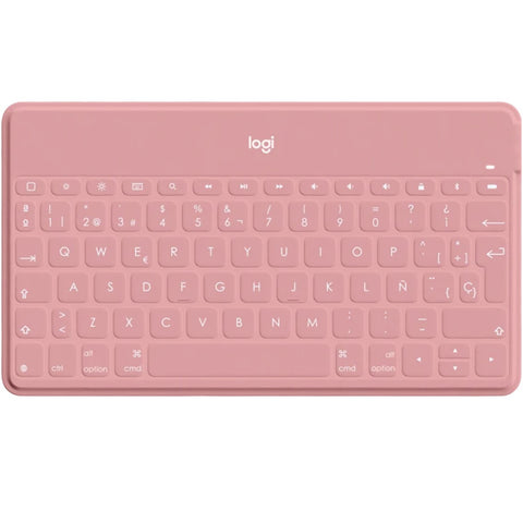 Teclado logitech keys to go wireless inalambrico para iphone ipad y apple tv blush