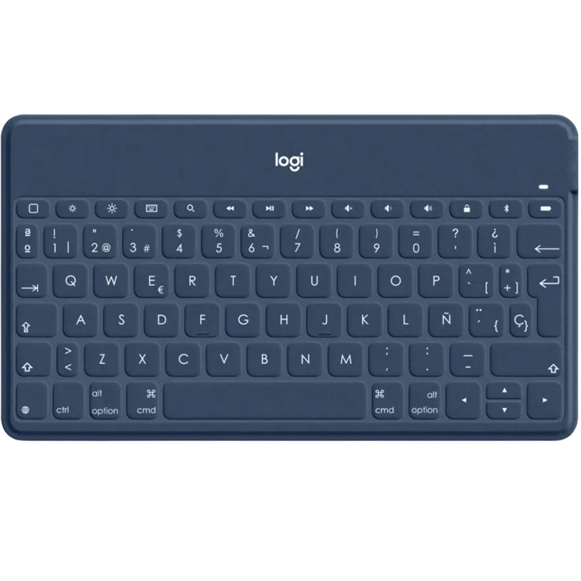 Teclado logitech keys to go wireless inalambrico para iphone ipad y apple tv azul