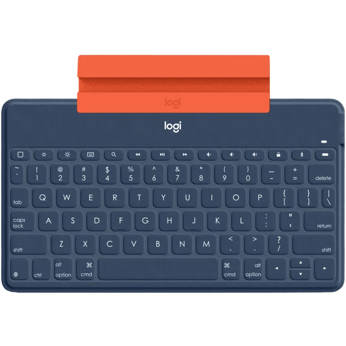 Teclado logitech keys to go wireless inalambrico para iphone ipad y apple tv azul