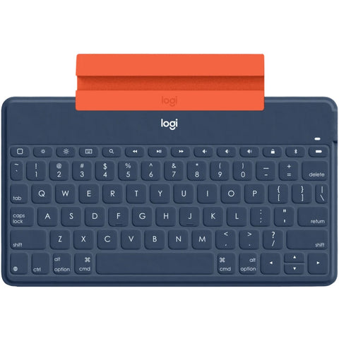 Teclado logitech keys to go wireless inalambrico para iphone ipad y apple tv azul