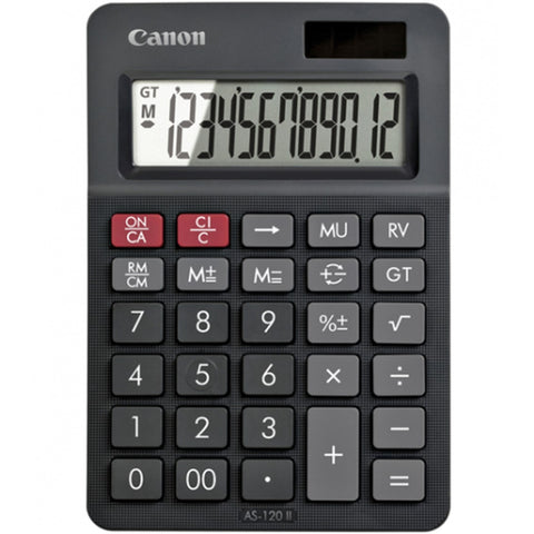 Calculadora canon bolsillo as - 120ii - 12 digitos