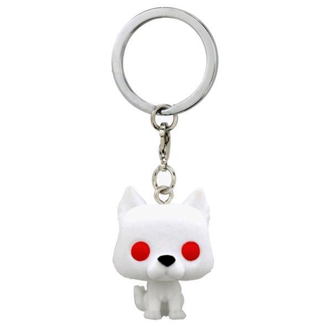 Funko pop keychain llavero juego de tronos fantasma terciopelo flocked edicion especial 45044