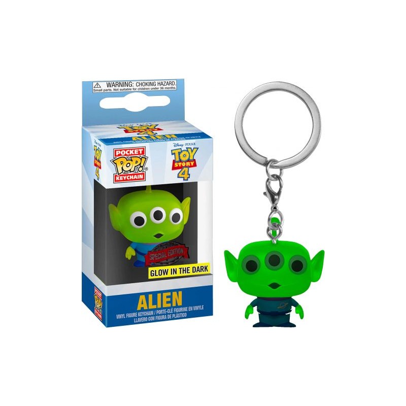 Funko pop keychain llavero disney toy story alien brillo en la oscuridad glow in the dark edicion especial 43678