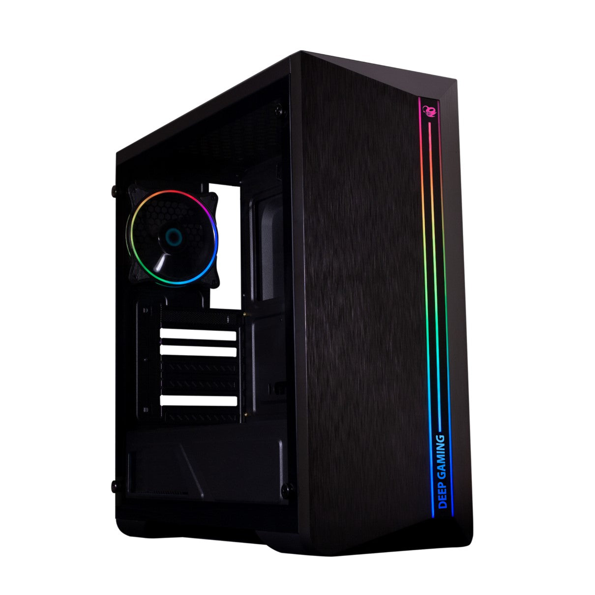 Caja ordenador gaming deep gaming dgc200 rgb atx usb 3.0 sin fuente