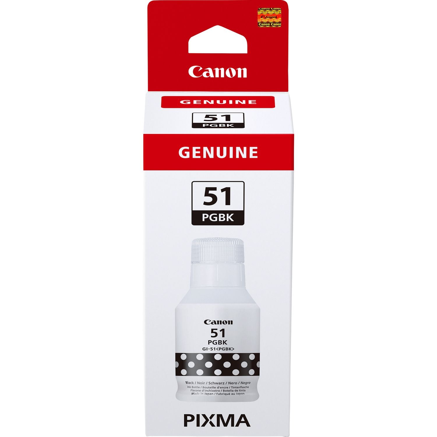 Cartucho tinta canon negro gi - 51pgbk 135ml pixma 6000 paginas