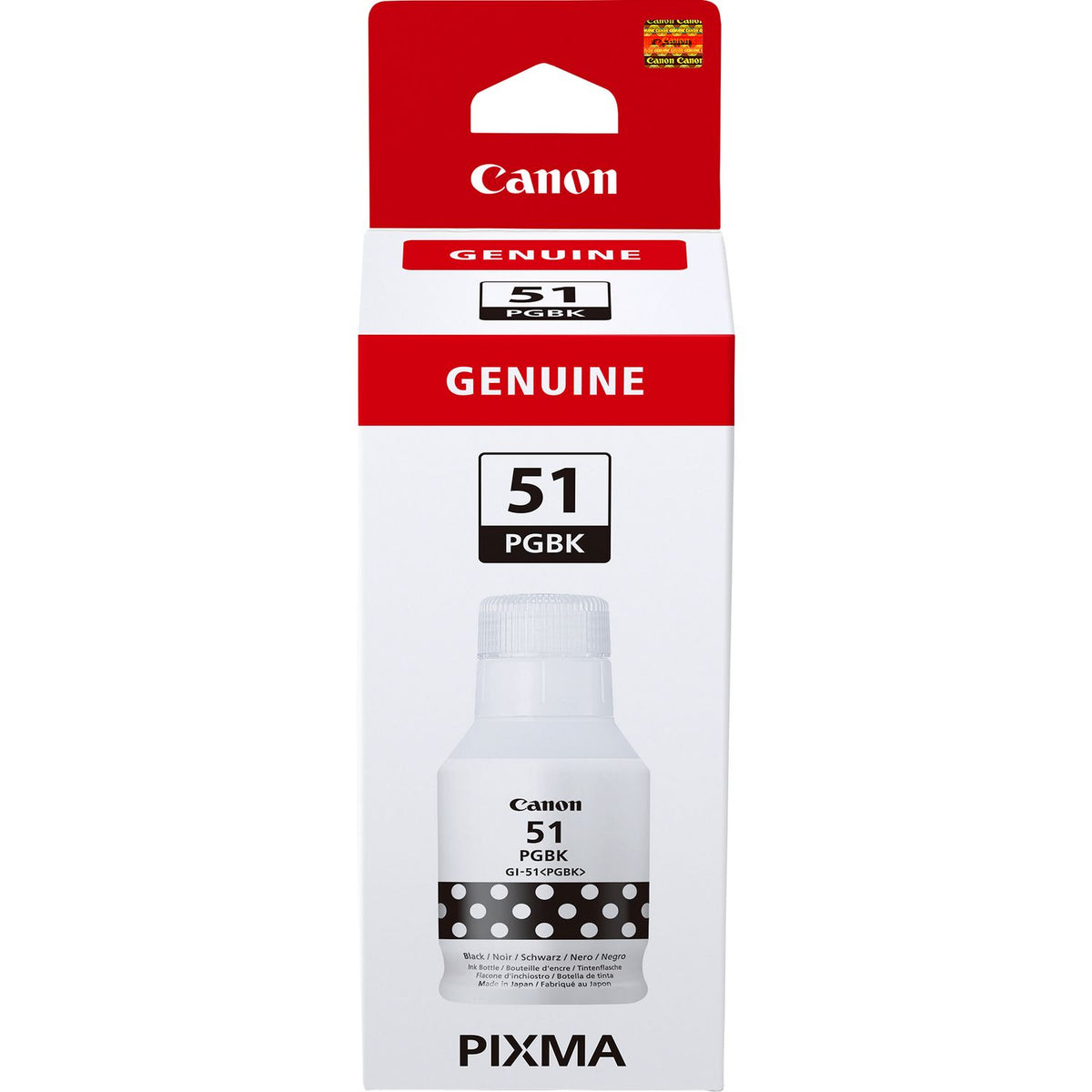 Cartucho tinta canon negro gi - 51pgbk 135ml pixma 6000 paginas